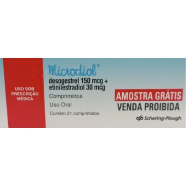 Microdiol - Desogestrel 150mcg + Etinilestradiol 30mcg - 21 Cáspulas
